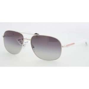 Prada Sps50m Silver / Gray Gradient Sunglasses