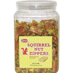 Squirrel Nut Zippers Tub 240 Pieces  Grocery & Gourmet 