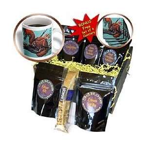 Steve Shachter Art   SQUIRREL MOTHER   Coffee Gift Baskets   Coffee 