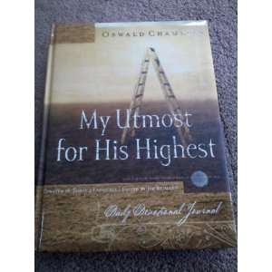   My Utmost for His Highest Journal [Hardcover] Oswald Chambers Books