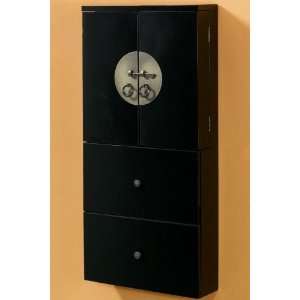  Wuchow Mirrored Wall mount Jewelry Armoire
