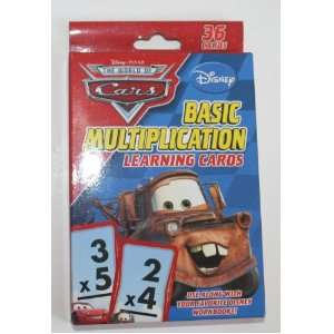   Pixar World of Cars Multiplication Learning Flash Cards Toys & Games