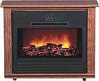 heat surge electric fireplace amish made dark oak model hsrdfpa1