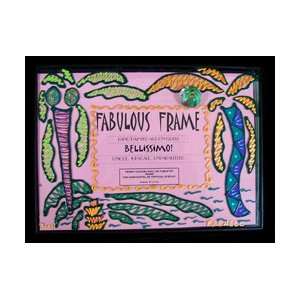 Party Palms Design   Hand Painted   Frame   5x7   Rectangle Photo 