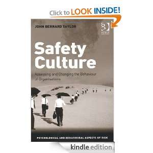 Safety Culture (Psychological and Behavioural Aspects of Risk) John 