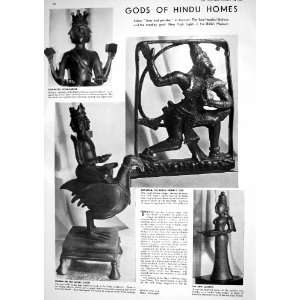  1930 HANUMAN HINDU MONKEY GOD BRAHMA GOOSE LAKSHMI CHARLES 