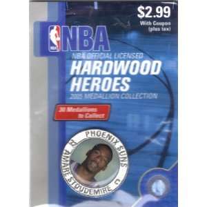  2005 NBA Hardwood Heroes Medallion Collection   Amare 