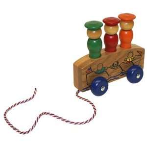  Removable Sailor Boy Peg Classic Wood Pull Toy Made in USA Baby