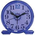 advance 2234 translucent analog alarm clock purple  