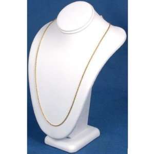   Bust White Leather Jewelry Showcase Display Arts, Crafts & Sewing
