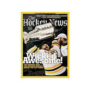 The Hockey News 1 Year Magazine Subscription and Boston Bruins Key 