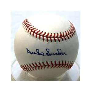 Autographed Duke Snider Ball 