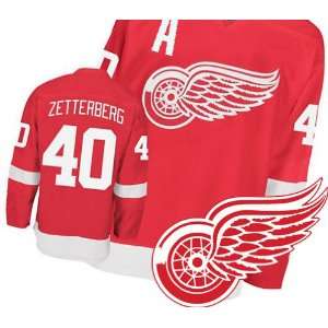  Red Wings Authentic NHL Jerseys Henrik Zetterberg Home Red Hockey 