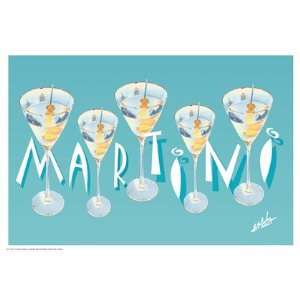 Martini II by Scott Cushing 19x13 