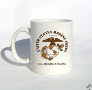 US Marine Corps personalized Coffee Mug 11oz.  