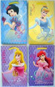 Disney PRINCESS 4 party FAVOR bags Cinderella Ariel SW  