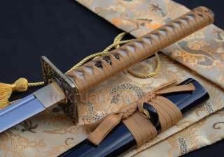   JAPANESE NINJA HIGH QUALITY FOLDED STEEL SWORD RAZOR SHARP BLADE #290