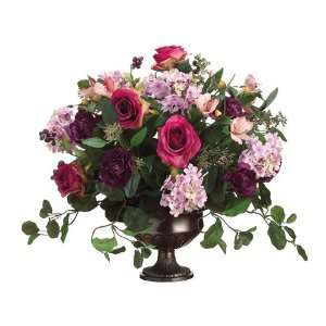    Rose Hydrangea and Aster Silk Flower Design