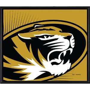  University of Missouri Tigers Mascot Framed Canvas: Sports 