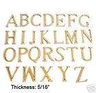 Solid Brass House Letter Bright Polished Brass US3