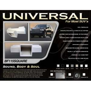  BassForms BF115SQUARE Universal 1 Inch   15 Inch Sealed 