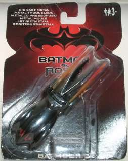BATMAN & ROBIN  Batmobile Carded Die Cast Model   1997  
