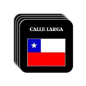 Chile   CALLE LARGA Set of 4 Mini Mousepad Coasters