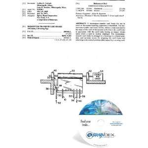  NEW Patent CD for MOMENTUM TRANSFER CARD BRAKE Everything 