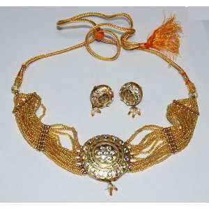   Lakh / Lac Kundan Jewelry Jewellery Earrings Necklace
