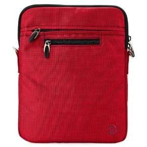 Hydei Collection iPad 2 Tablet Red Sleeve with Unique Tapestry Stitch 