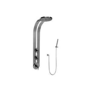 Graff Round Thermostatic Ski Shower Set W/ Handshower W/ Metal Lever 