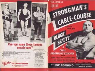 Strongmans Cable Course Body Building, Joe Bonamo 1952  