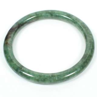   53mm Green Bangle 100% Natural Untreated Real A Jadeite Jade  