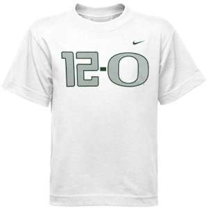Oregon Ducks 2011 Undefeated 12 0 Nike T Shirt KIDS  