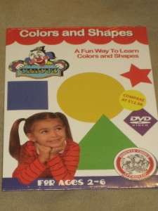 Color and Shapes Circus Children Kids Educational Learning DVD  