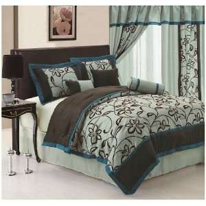  7 Piece Coronado Queen Comforter Set: Home & Kitchen