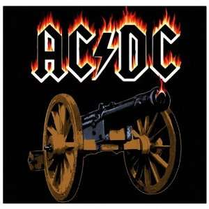  AC/DC Flaming Cannon Micro Raschel Fleece Blanket Toys 