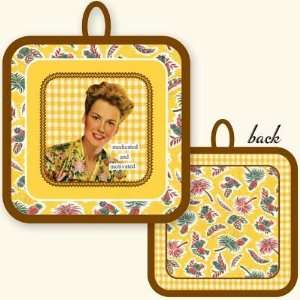    Anne Taintor Medicated and Motivated Apron