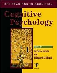 Cognitive Psychology Key Readings, (1841690651), David Balota 