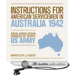 Instructions for American Servicemen in Australia 1942 