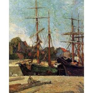   name Schooner and Three Master, By Gauguin Paul