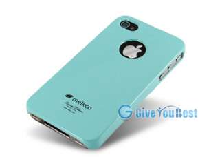 Blue Painted Hard Plastic Case For Apple iPhone 4G 4S 4th Generation 