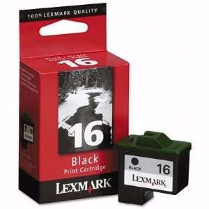  NEW LEXMARK 16 BLACK INK CTG FOR Z13/Z2 (PRINT/OFFICE 
