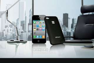   Battery Power Case with Dual SIM adapter for Apple iPhone 4  