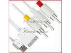 Component AV TV RCA USB Video Cable For Apple iPhone 3G iPod Touch 