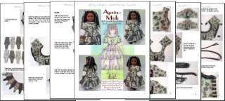 Après Midi an Original Fashion Pattern for American Girl Dolls 