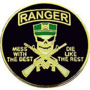  U.S. Army Rangers Mess With The Best Pin 1 Arts, Crafts 