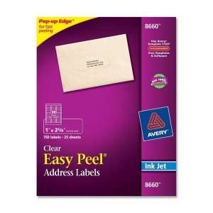  New   Avery Easy Peel Mailing Label   8660 Electronics