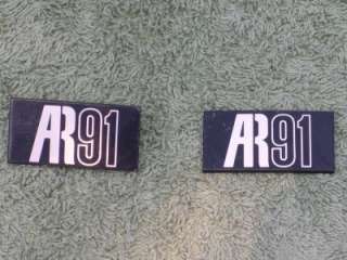 AR91 AR 91 Speaker Decal Badge Label  