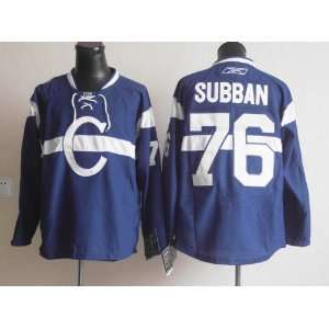  P.K. Subban Jersey Montreal Canadiens #76 Blue Jersey Hockey 